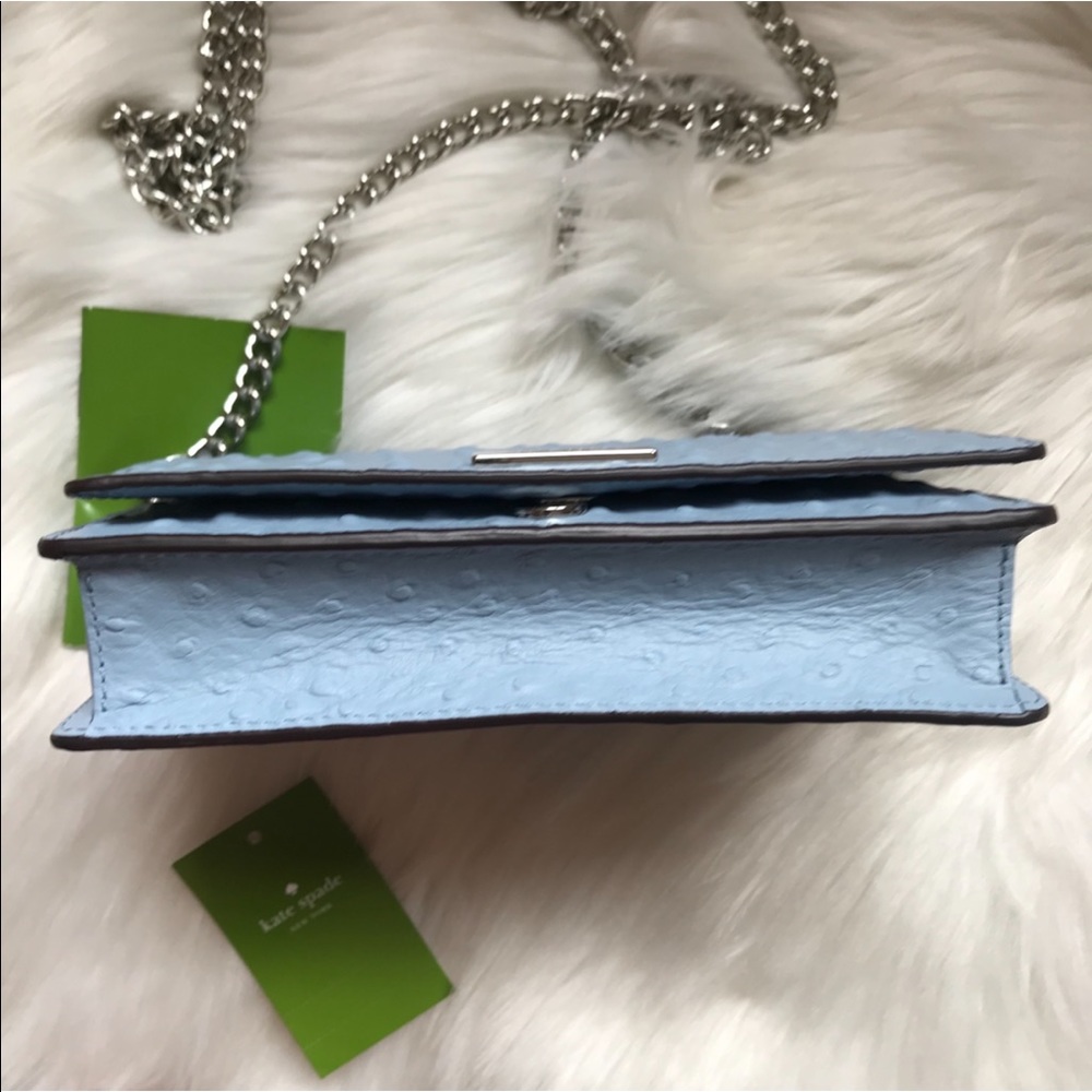 New! KATE SPADE Blue Isabeli Chain Crossbody Bag - Picture 6 of 8